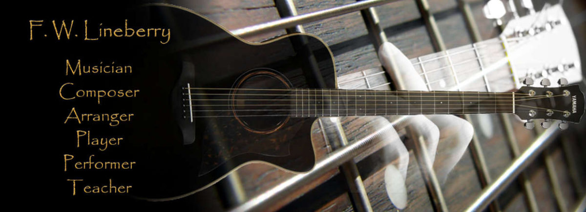 F. W. Lineberry, musician, composer, arranger, guitarist, player, performer, teacher